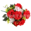 Wholesale of high-end, light luxury artificial rose flowers for indoor and outdoor landscaping, living room and home atmosphere arrangement Item Picture